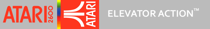 Elevator Action logo for Atari 2600